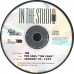 CARS, THE In The Studio "The Cars" (The Album Network #188) week of January 27 1992 | USA 1992 Promo only CD